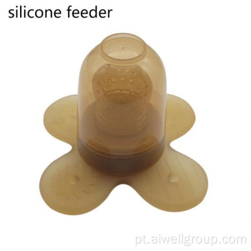 Alimentador de alimentos de silicone vegetal de frutas de frutas bebês